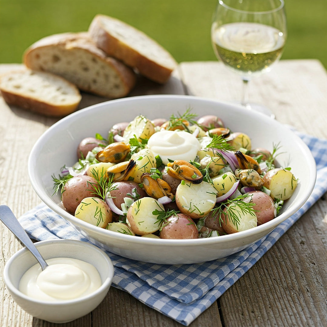 FANGST Smoked Mussels  & Potato Salad