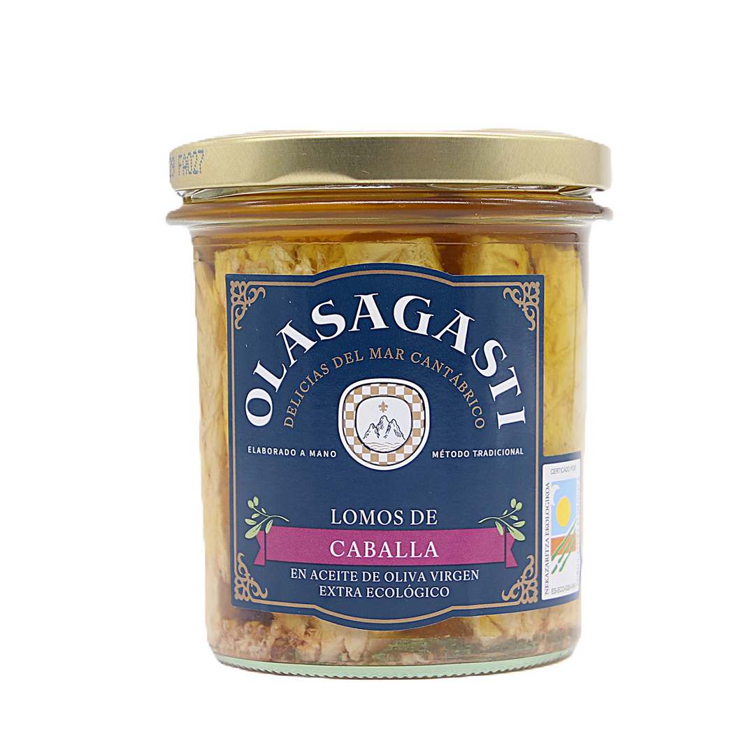 Caballa - Lomos en Aceite de Oliva Ecológico
