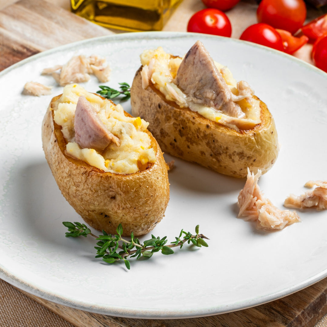 White Tuna-Stuffed Potatoes