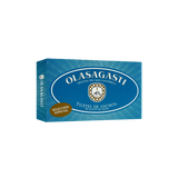 Can of anchovy fillets in olive oil, from the Olisagasti brand