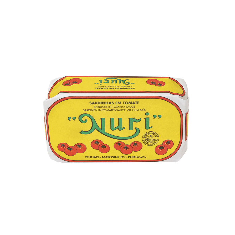 Can of sardines in tomato, from the Nuri brand