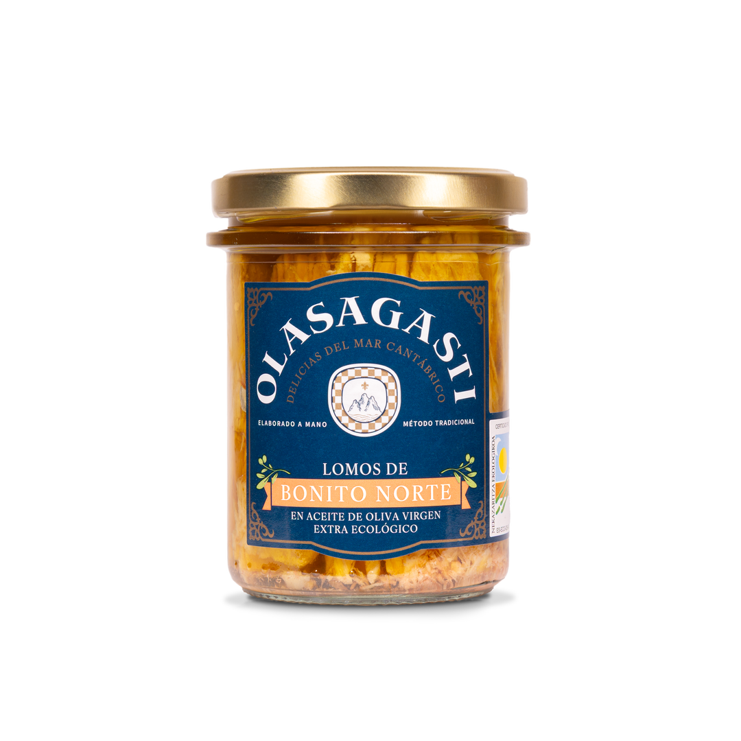 Olasagasti Bonito del Norte (White Tuna) Fillets in Organic Olive Oil 190gr